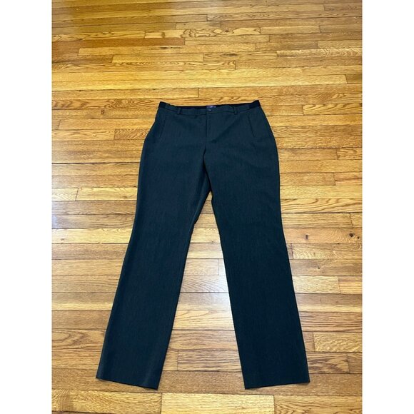 NYDJ Trousers Women's Size 14 Stretch Fit Charcoal Gray High Rise Pants - Picture 1 of 4